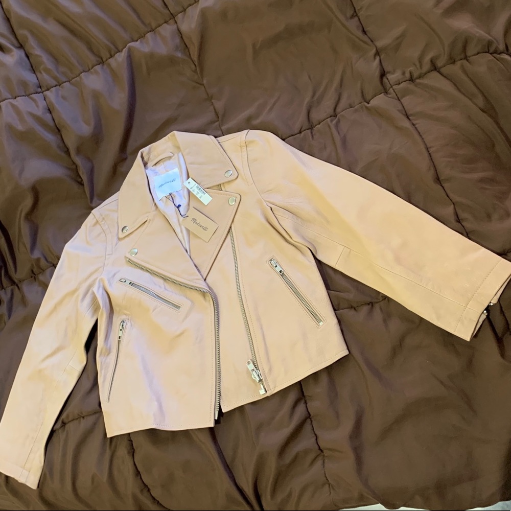 New Madewell leather jacket!!!